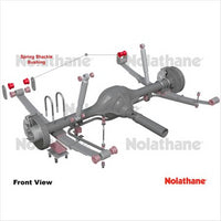 Nolathane REAR SPRING EYE AND SHACKLE BUSHING KIT 47023