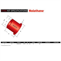 Nolathane REAR SPRING EYE FRONT BUSHING KIT 47053