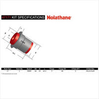 Nolathane AXLE PIVOT BUSH KIT 47171