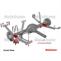 Nolathane REAR SPRING TO SADDLE INSULATOR BUSHING KIT 47207