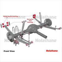 Nolathane REAR SPRING EYE REAR AND SHACKLE BUSHING KIT 47405