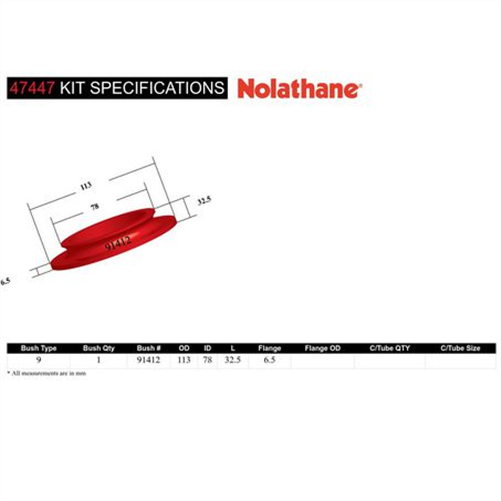Nolathane PAD KIT-COIL SPRING 47447
