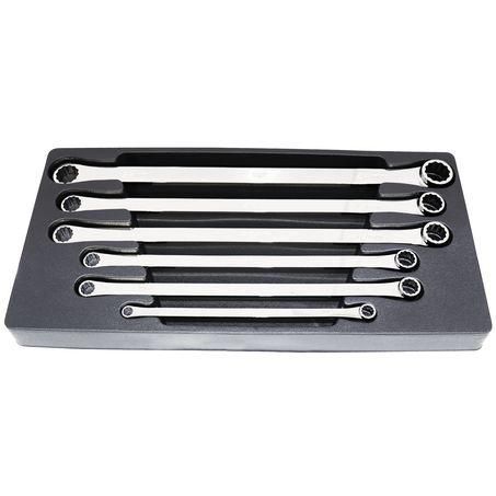 SPTOOL SET SPANNER COMB RING 6PC METRIC SP10036