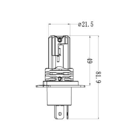 OEX H4 LED GLOBE GLX08H4V2