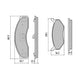 RDA PHANTOM CERAMIC BRAKE PAD SET CHRYSLER FORD HOLDEN RDC1004