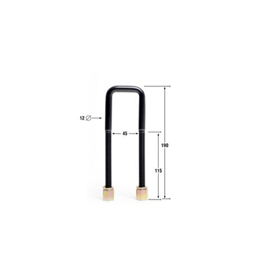 Nolathane U BOLT-SQUARE TOP 47802