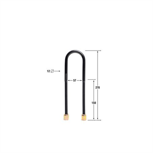 Nolathane U BOLT-ROUND TOP 47804