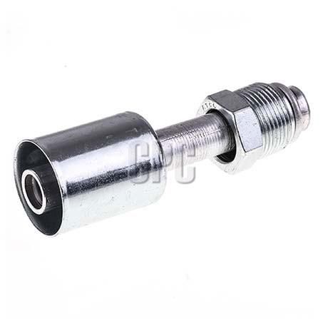 Atco Aluminium Fitting # 10 MOR - Beadlock #10 Straight BLX1403