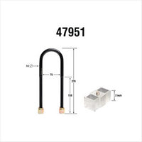Nolathane LOWERING BLOCK KIT (2.0IN) 47951