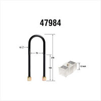 Nolathane LOWERING BLOCK KIT (2.0IN) 47984