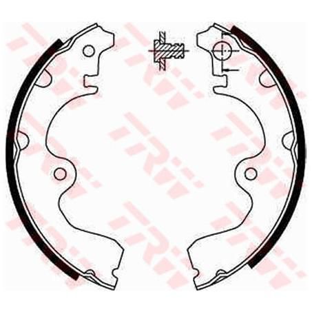 TRW Brake Shoe 180mm x 28mm