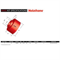 Nolathane FRONT STRUT ROD TO CHASSIS BUSHING KIT 48005