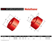Nolathane FRONT STRUT ROD TO CHASSIS BUSHING KIT 48047