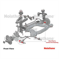 Nolathane FRONT STRUT ROD TO CONTROL ARM BUSHING KIT 48089
