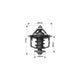 DAYCO THERMOSTAT 82 DEGREES C - 180 DEGREES F DT40A