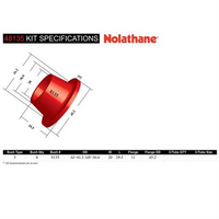 Nolathane BUSH KIT-STRUT ROD TO CHASSIS 48135