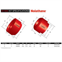 Nolathane FRONT STRUT ROD TO CHASSIS BUSHING KIT 48166E