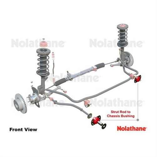 Nolathane FRONT STRUT ROD TO CHASSIS BUSHING KIT 48166E
