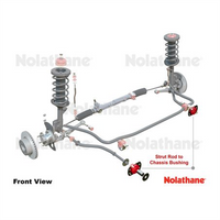 Nolathane FRONT STRUT ROD TO CHASSIS BUSHING KIT 48166E