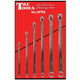T & E TOOLS T&E SAE High Performance Long Ring Wrench Set 6pc HPR8