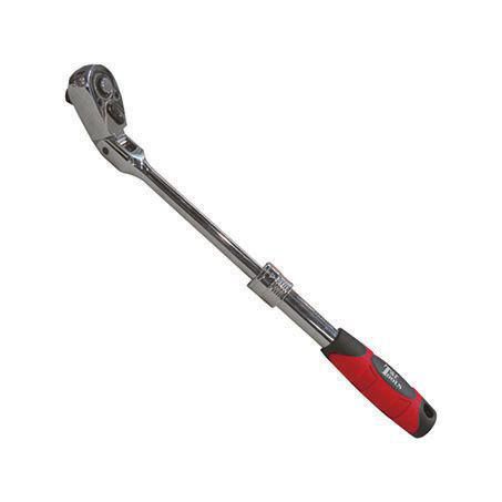 T & E TOOLS T&E 3/8in Drive Flex Head Extendable Ratchet 23698