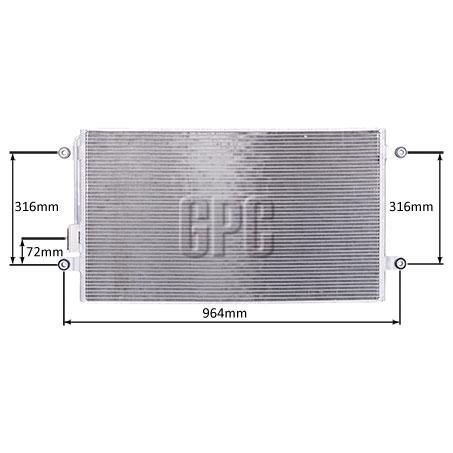 REDDOT CORPORATION REDDOT Condenser Parallel Flow Inlet Pad Outlet Pad CNX01061