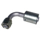 Atco Aluminium Fitting # 8 FOR - Beadlock Step Up #10 90° BLX1326