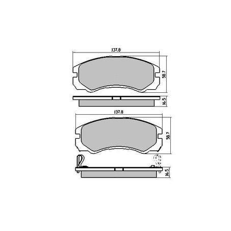 RDA PHANTOM CERAMIC BRAKE PAD SET HOLDEN ISUZU RDC1270