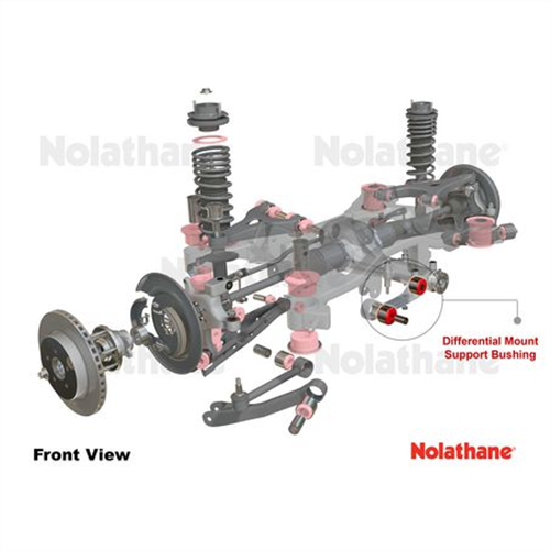 Nolathane REAR DIFFERENTIAL MOUNT SUPPORT FRONT BUSHING KIT 49161
