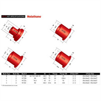 Nolathane CROSS MEMBER MOUNT BUSH KIT 49172