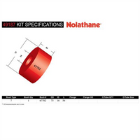 Nolathane REAR DIFFERENTIAL MOUNT REAR CENTRE BUSHING KIT 49187