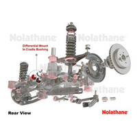 Nolathane REAR DIFFERENTIAL MOUNT REAR BUSHING KIT 49205