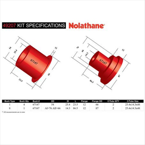 Nolathane BUSH KIT-DIFF MOUNT 49207