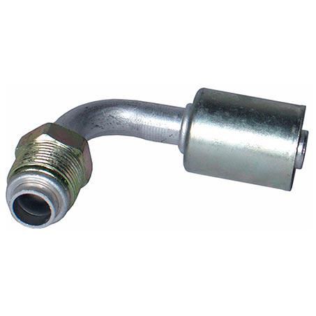 Atco Aluminium Fitting # 10 MOR - Beadlock #10 90° BLX1423