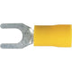 OEX Crimp Terminal Spade Yellow Terminal Entry 5.3mm Vinyl 50 Pce