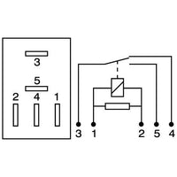 OEX Micro Relay 12V Change Over 25/10A - Resistor Protected