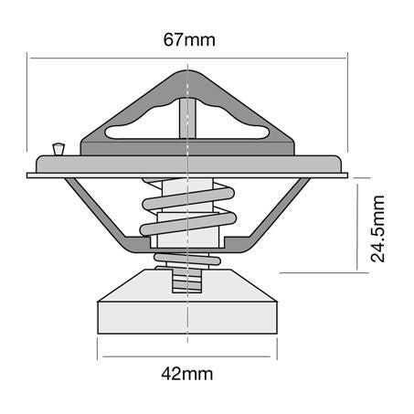 Tridon Thermostat 67mm - 85 Degrees C TT251-185
