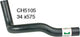 MACKAY Radiator Upper Hose  - TOYOTA LANDCRUISER RZJ120R - 2.7L I4  PETROL -