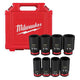 Milwaukee 8 Pc 3/4in Dr Deep Impact Socket Set - SAE 49667018