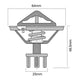 Tridon High Flow Thermostat 64mm - 71 Degrees C TT268-160