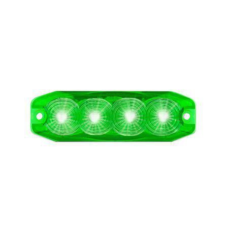 LED Autolamps Green Emergency Lamp, 11 Flash Patterns 120034GM