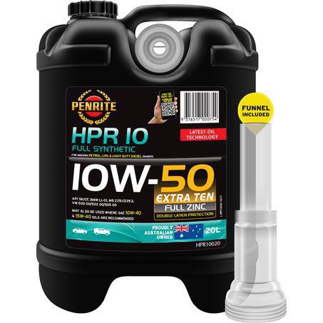 Penrite HPR 10 10W-50 Engine Oil 20L