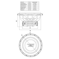 Cerwin-Vega Vmaxx Series 10" Dual 2-Ohm Subwoofer | 800W RMS High-Excursion Driver (1Ω/4Ω Flexible Impedance)