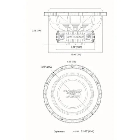 Cerwin-Vega VMAX X Series 15" Subwoofer | Dual 2-Ohm, 1500W RMS, 1/4 Ohm Flexible Load