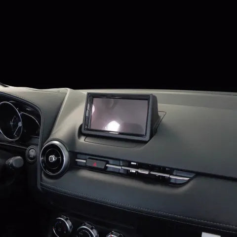 SUITS TOYOTA YARIS & MAZDA CX-3 DOUBLE DIN DASH KIT (2016-2020) | OEM-STYLE BLACK FITTING FACIA