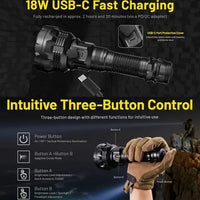 NITECORE P40 2000 Lumen Long Throw Tactical Flashlight