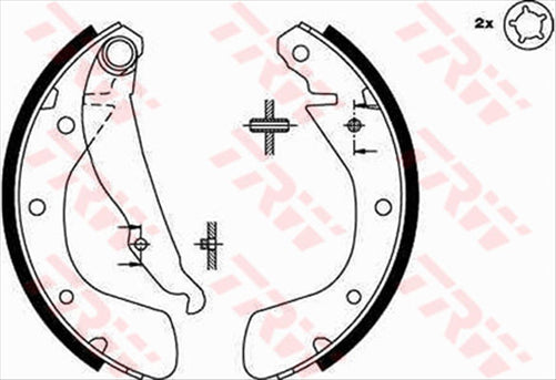 TRW Brake Shoe 200mm x 28mm