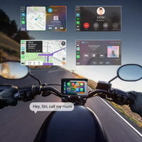 Ottocast Wireless CarPlay & Android Auto 5” Motorcycle Smart Screen | IPX7 Waterproof with Camera Inputs
