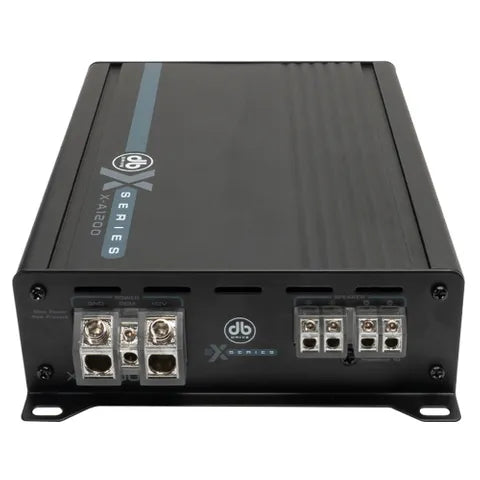 DB Drive X-Series Mono Class D Amplifier | 600W RMS @ 1Ω / 300W RMS @ 2Ω | Compact High-Current Power