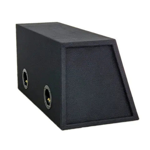 Universal Dual 10" Vented Subwoofer Enclosure | Black Carpet